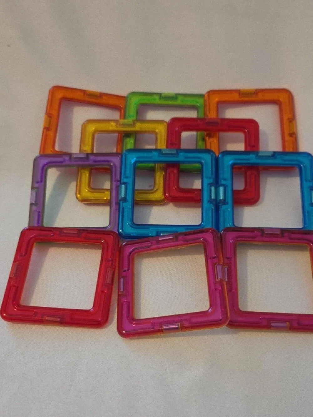 Magnetic Building Tiles Set - 72 Multicolor Creative Shapes for Kids